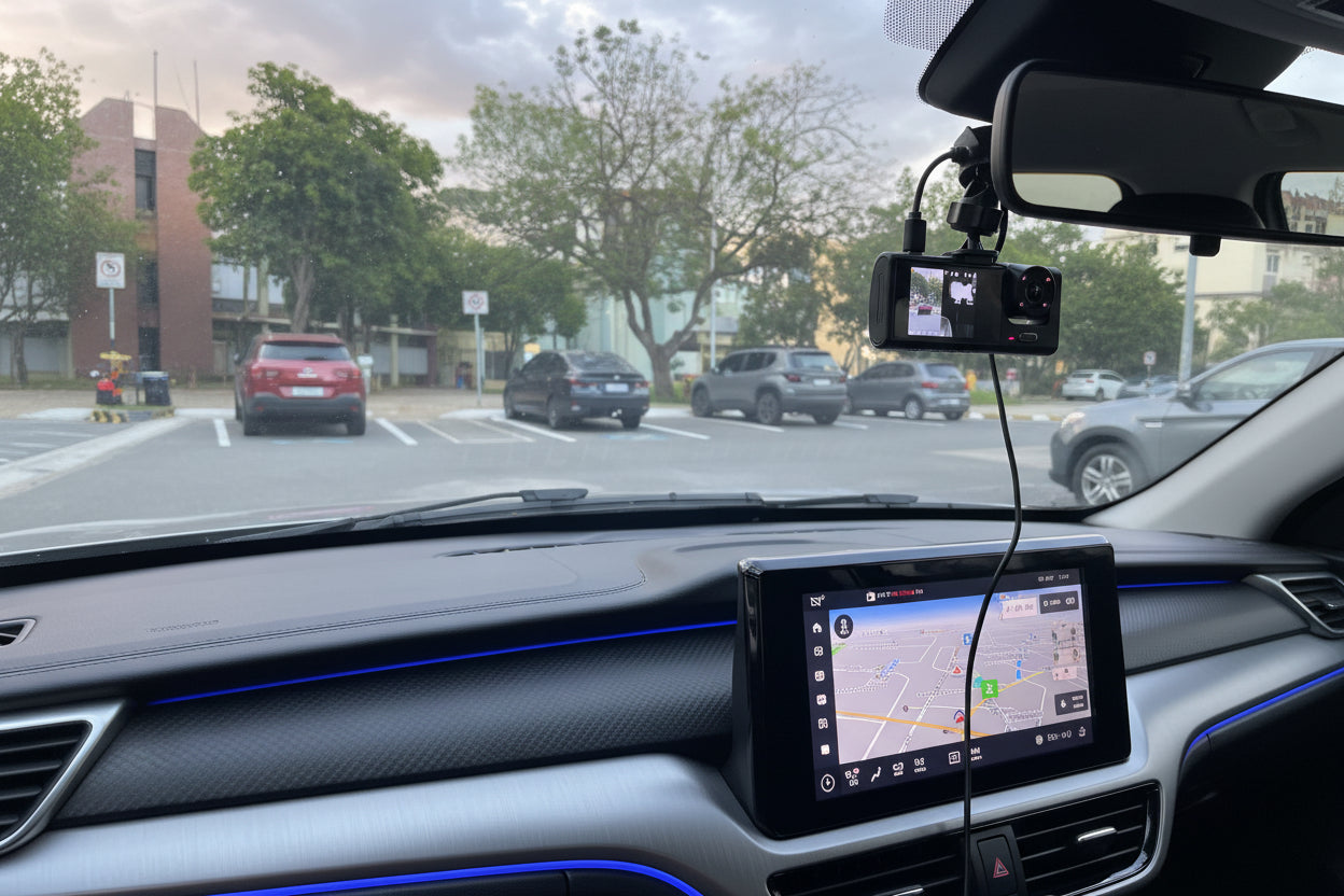 3 Câmera Automotiva Veicular Carro Hd Noturna 1080p Icarbonx