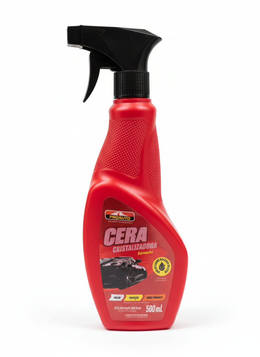 Kit Básico Premium de Lavagem + Cera Cristalizadora – Brilho Máximo e Acabamento Profissional