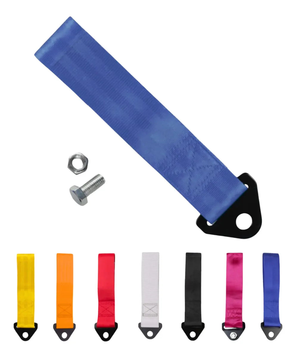 Kit Tow Strap – Fita de Reboque Azul Estilo BR
