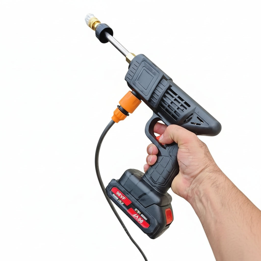 Lavadora de Alta Pressão Portátil Recarregável Para Carros E Jardins Linha Premium Pistola Lava Jato Profissional