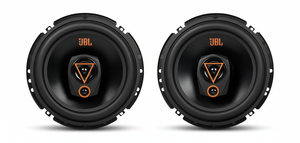 Par Alto Falante Jbl Multisystem 6trms80 Triaxial 6 Pol 160w Cor Preto