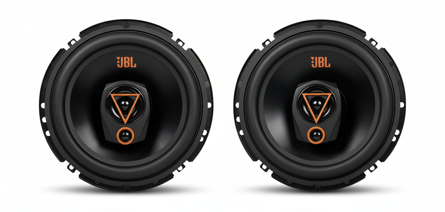 Par Alto Falante Jbl Multisystem 6trms80 Triaxial 6 Pol 160w Cor Preto